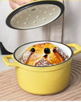 Enameled Mini Cast Iron Pot