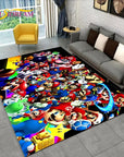 Cartoon 3D Mario-Bros Game Area Rug