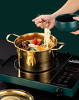 Gold Stainless Steel Kitchen Stew Pots