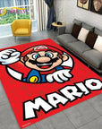 Cartoon 3D Mario-Bros Game Area Rug